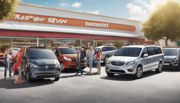 Louez une voiture 7 places avec kilométrage illimité chez E.Leclerc